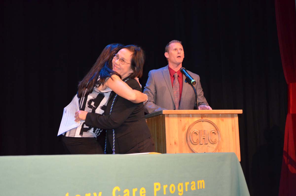People at the Respiratory Care Graduation