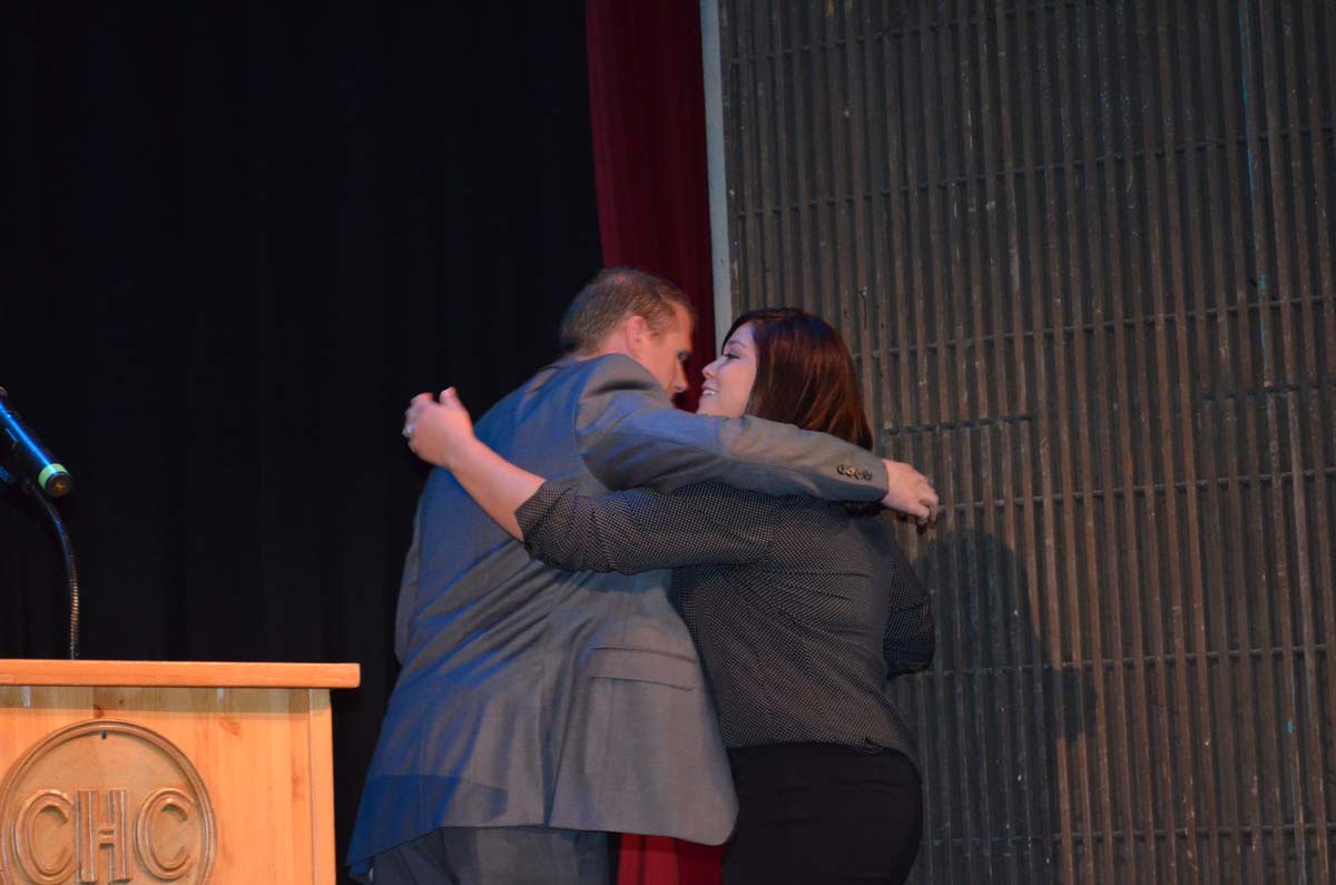 People at the Respiratory Care Graduation