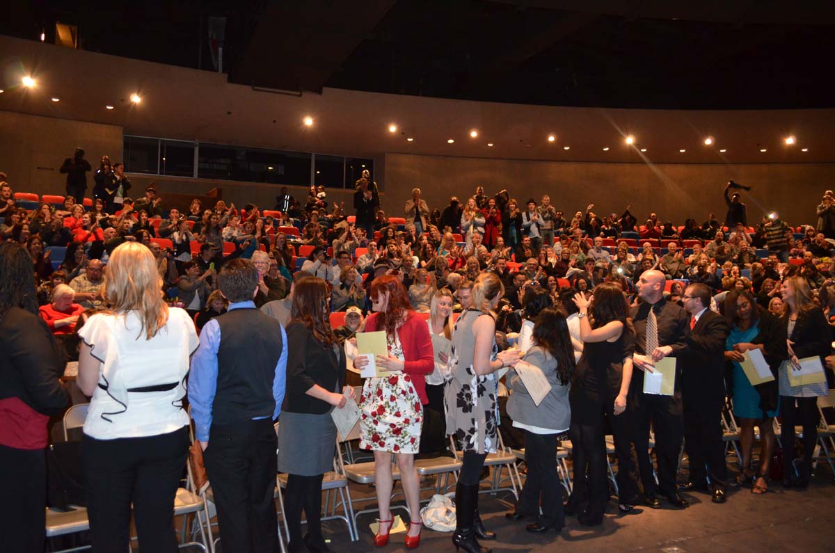 People at the Respiratory Care Graduation