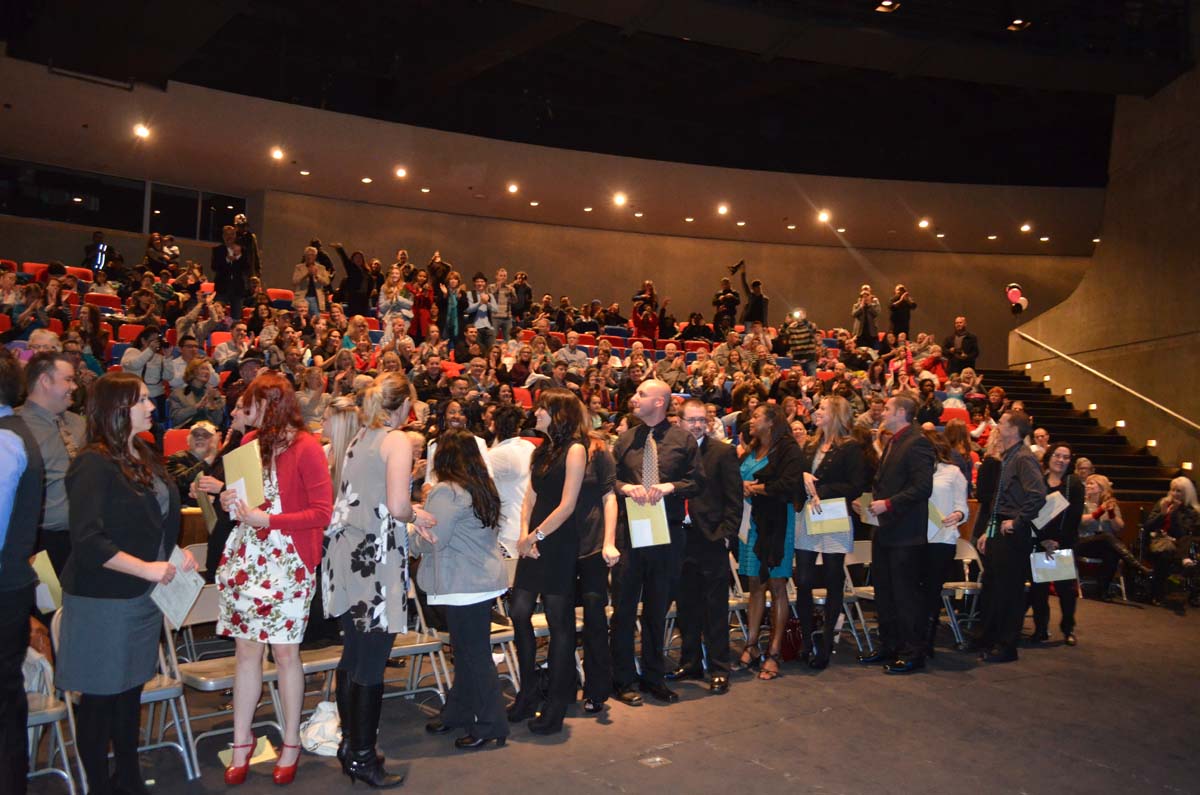 People at the Respiratory Care Graduation