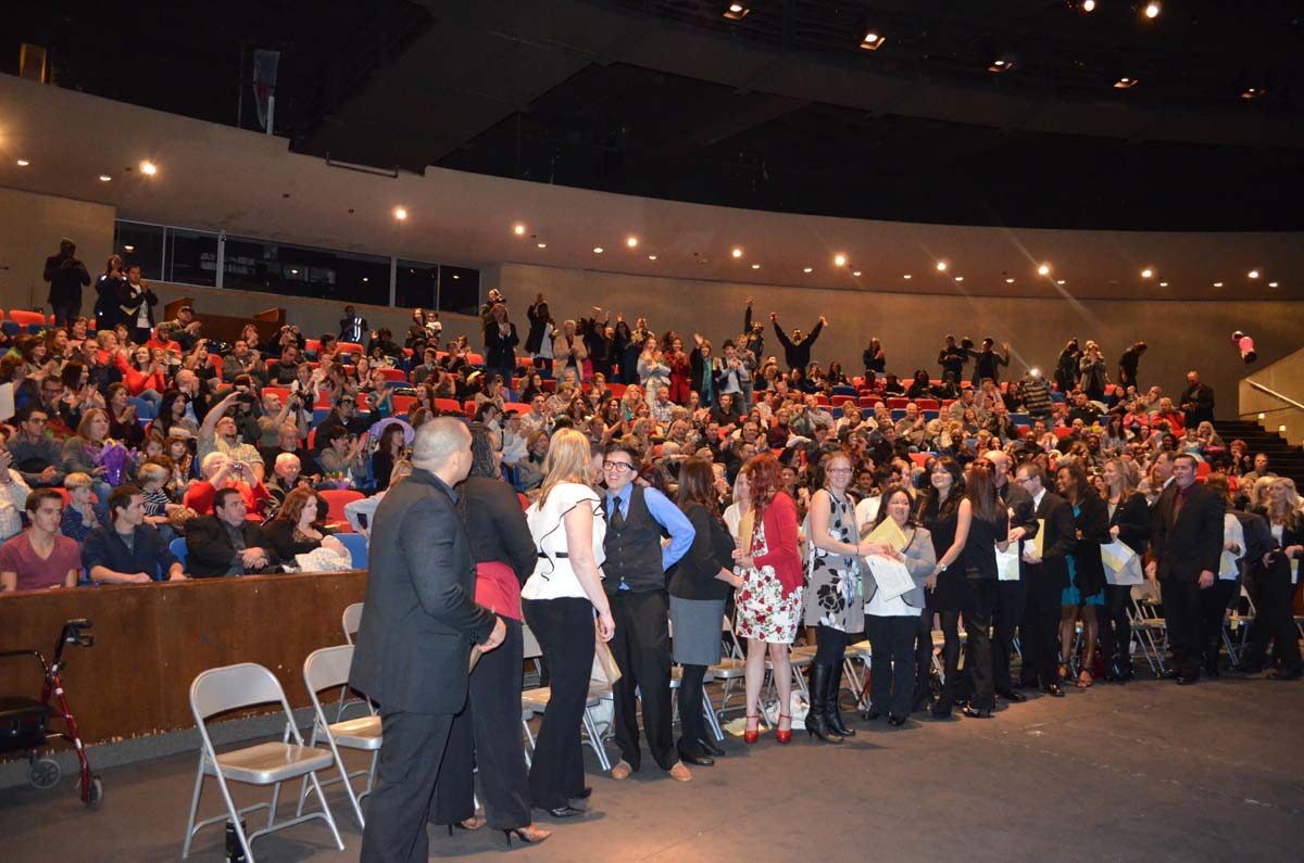 People at the Respiratory Care Graduation