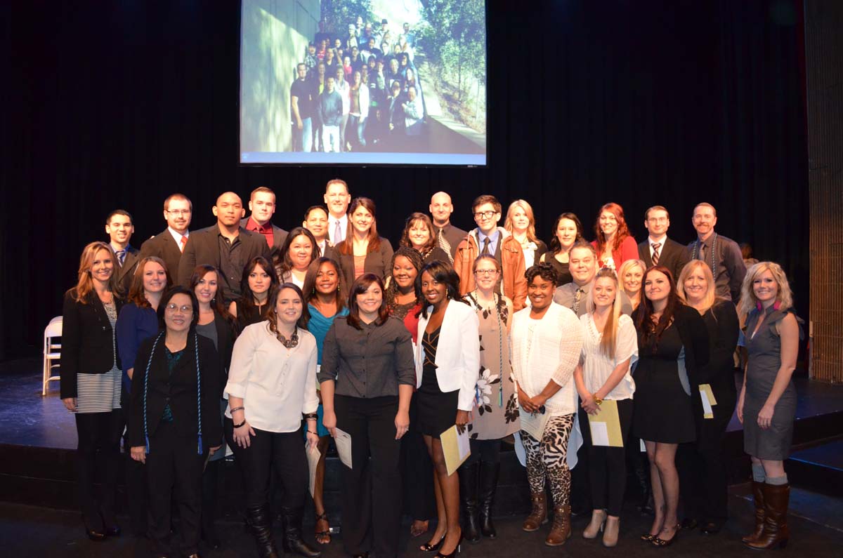 People at the Respiratory Care Graduation