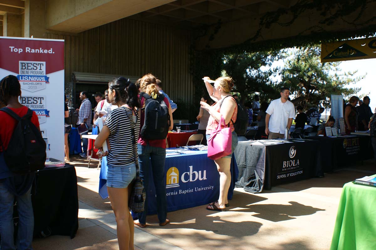People at the Transfer Fair