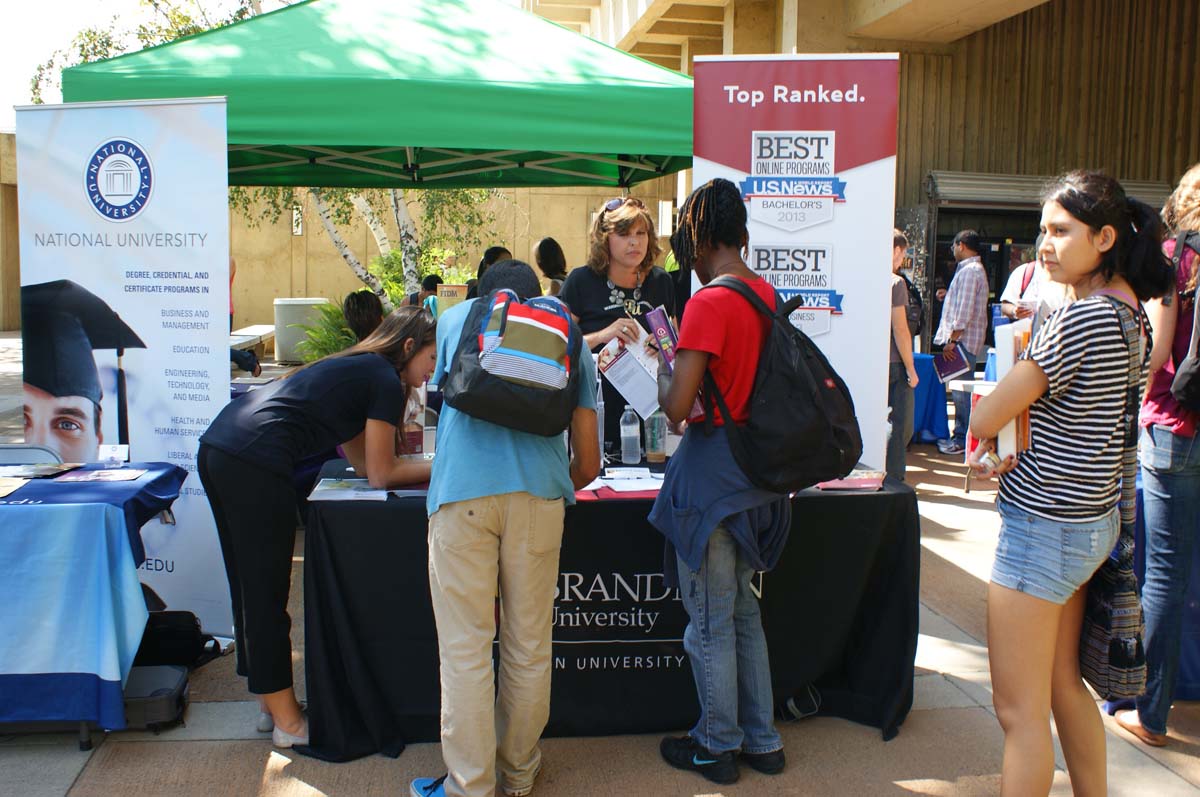 People at the Transfer Fair
