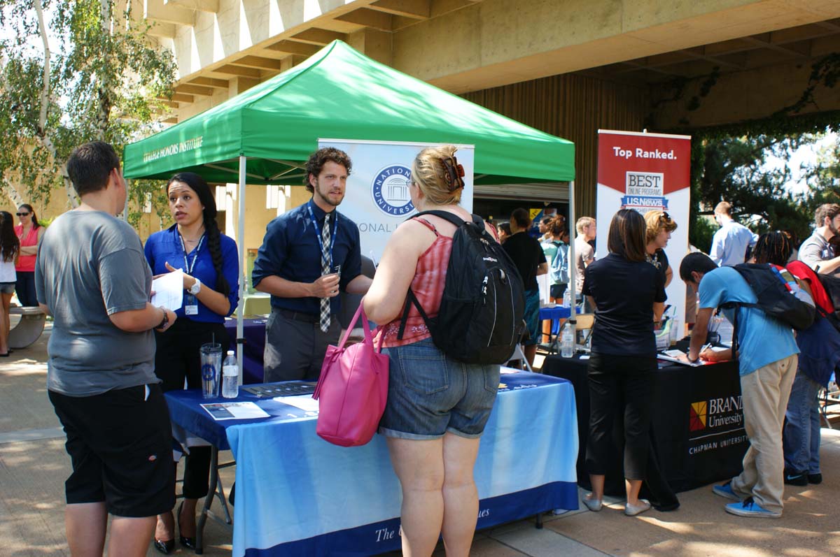 People at the Transfer Fair