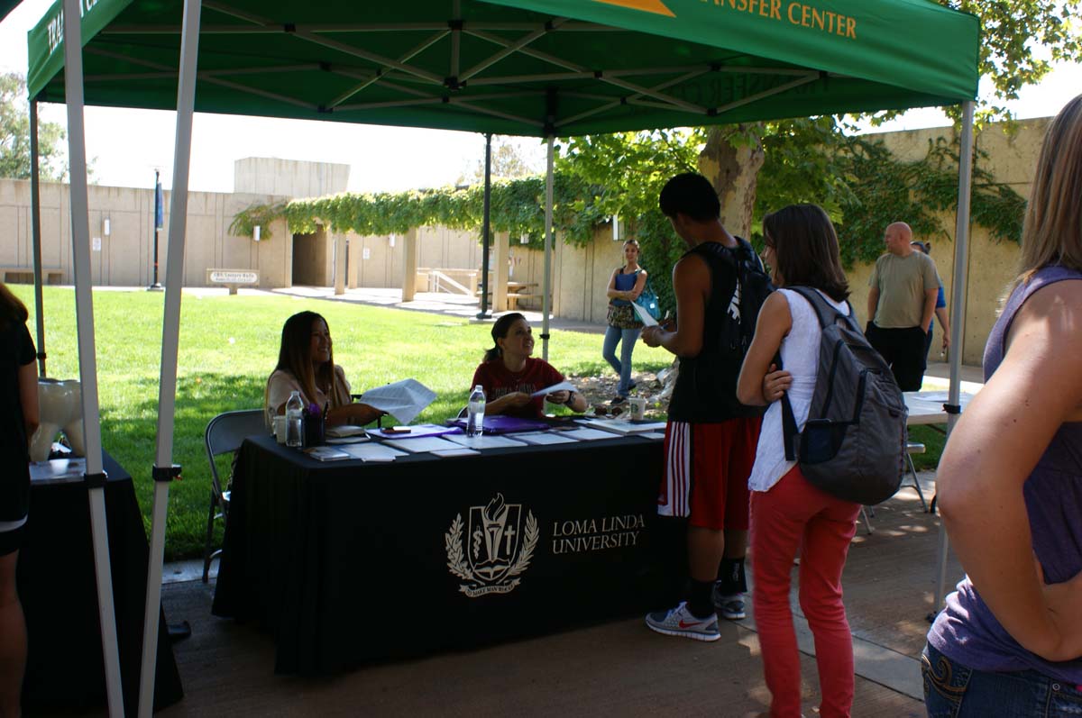 People at the Transfer Fair
