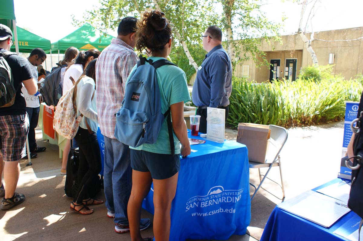People at the Transfer Fair