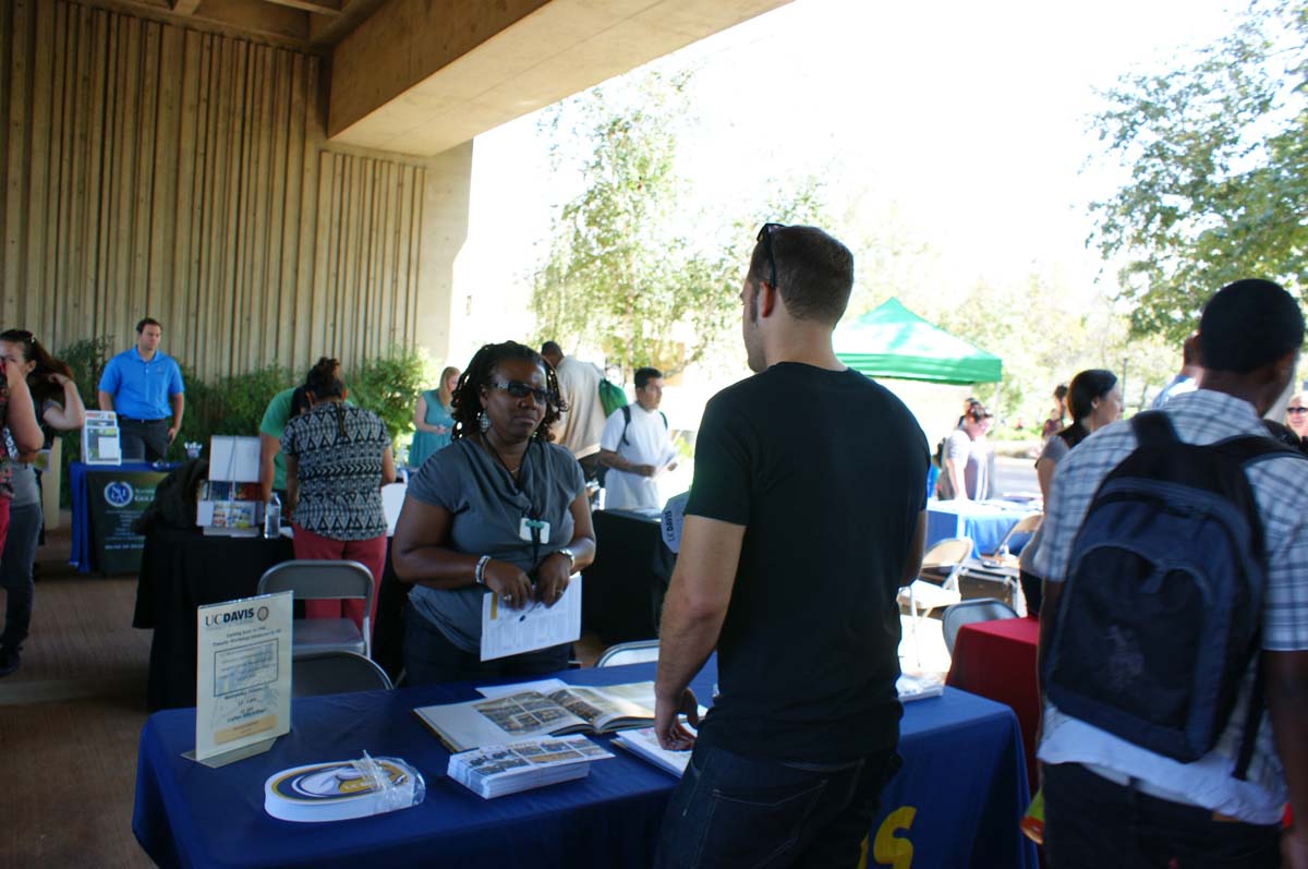 People at the Transfer Fair