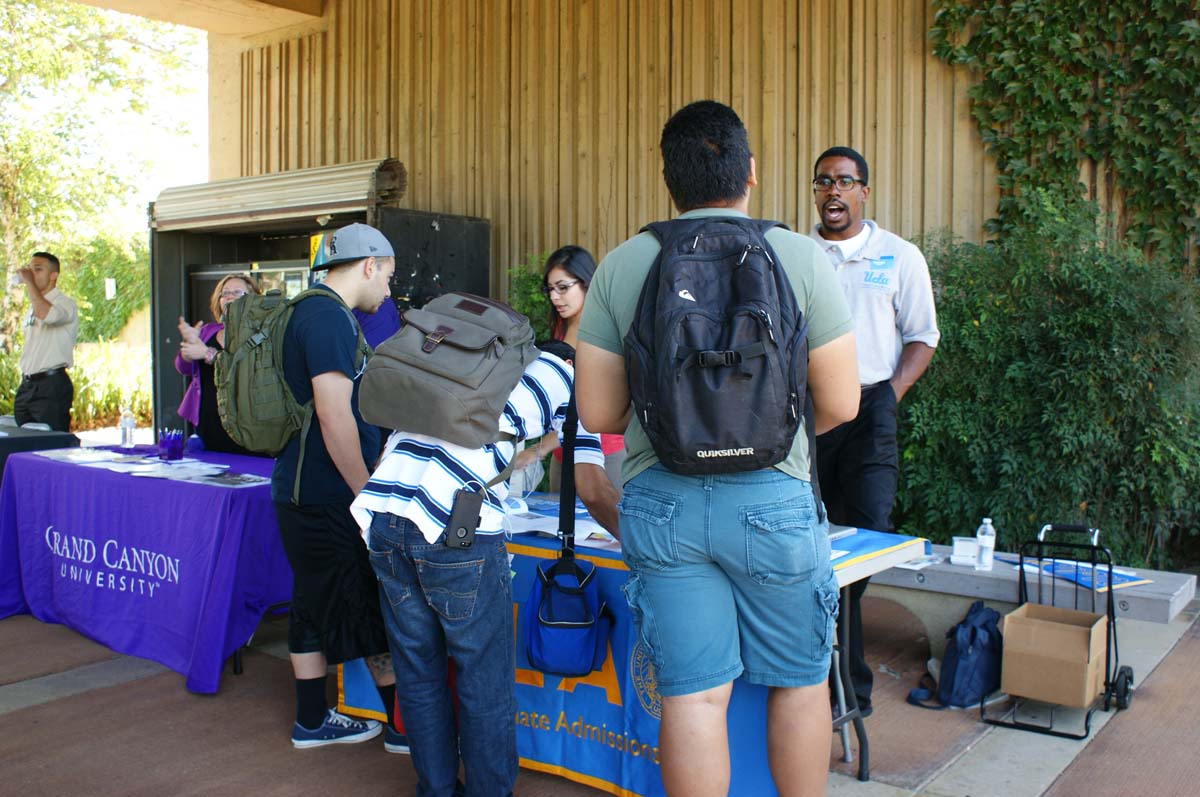 People at the Transfer Fair