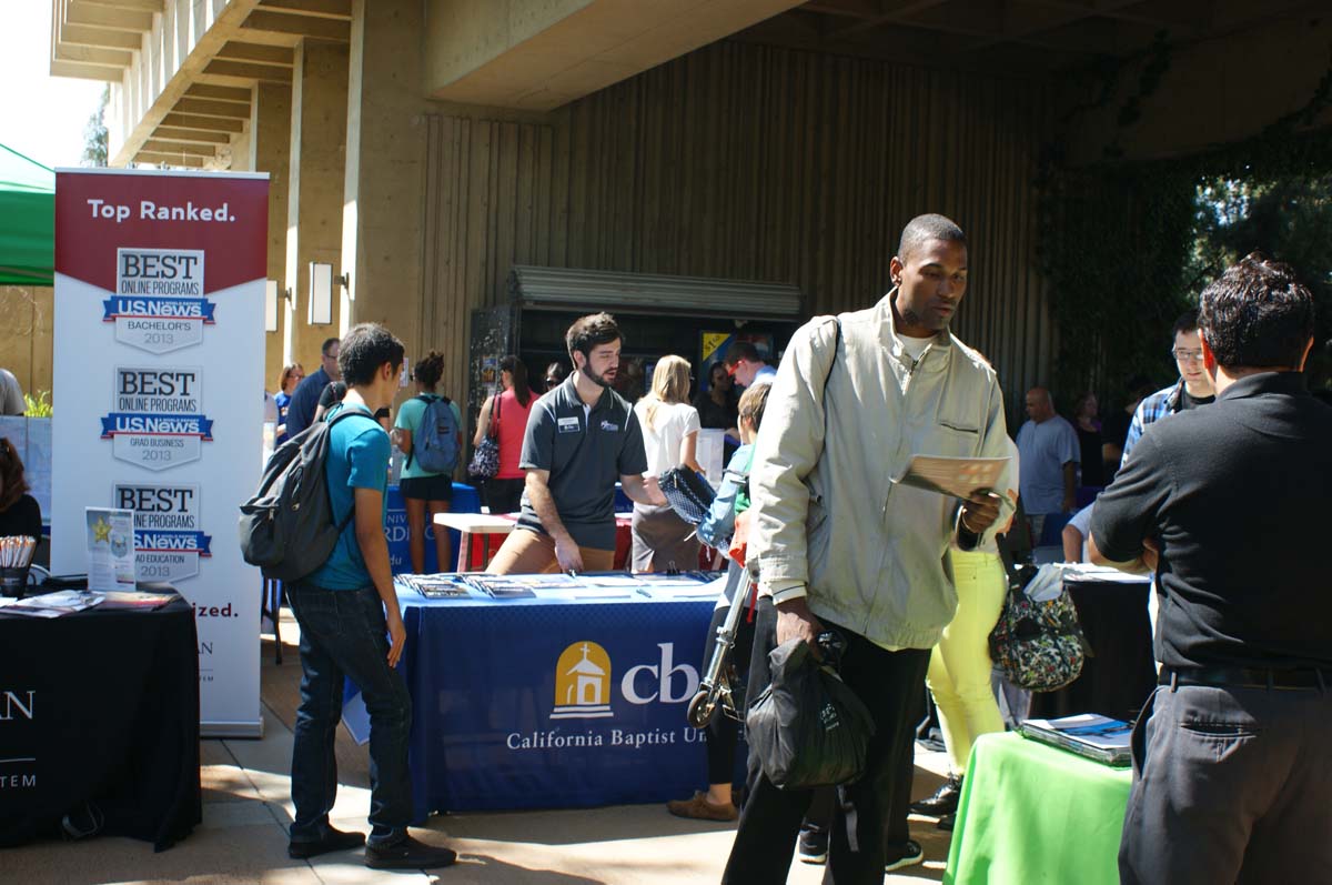 People at the Transfer Fair