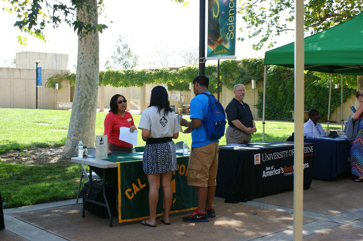 People at the Transfer Fair