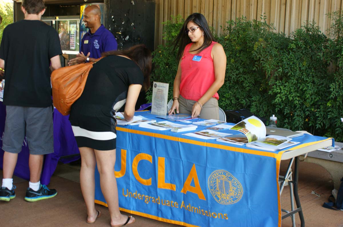 People at the Transfer Fair