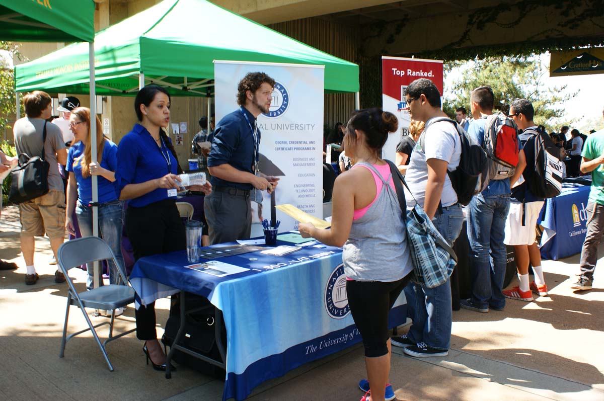 People at the Transfer Fair