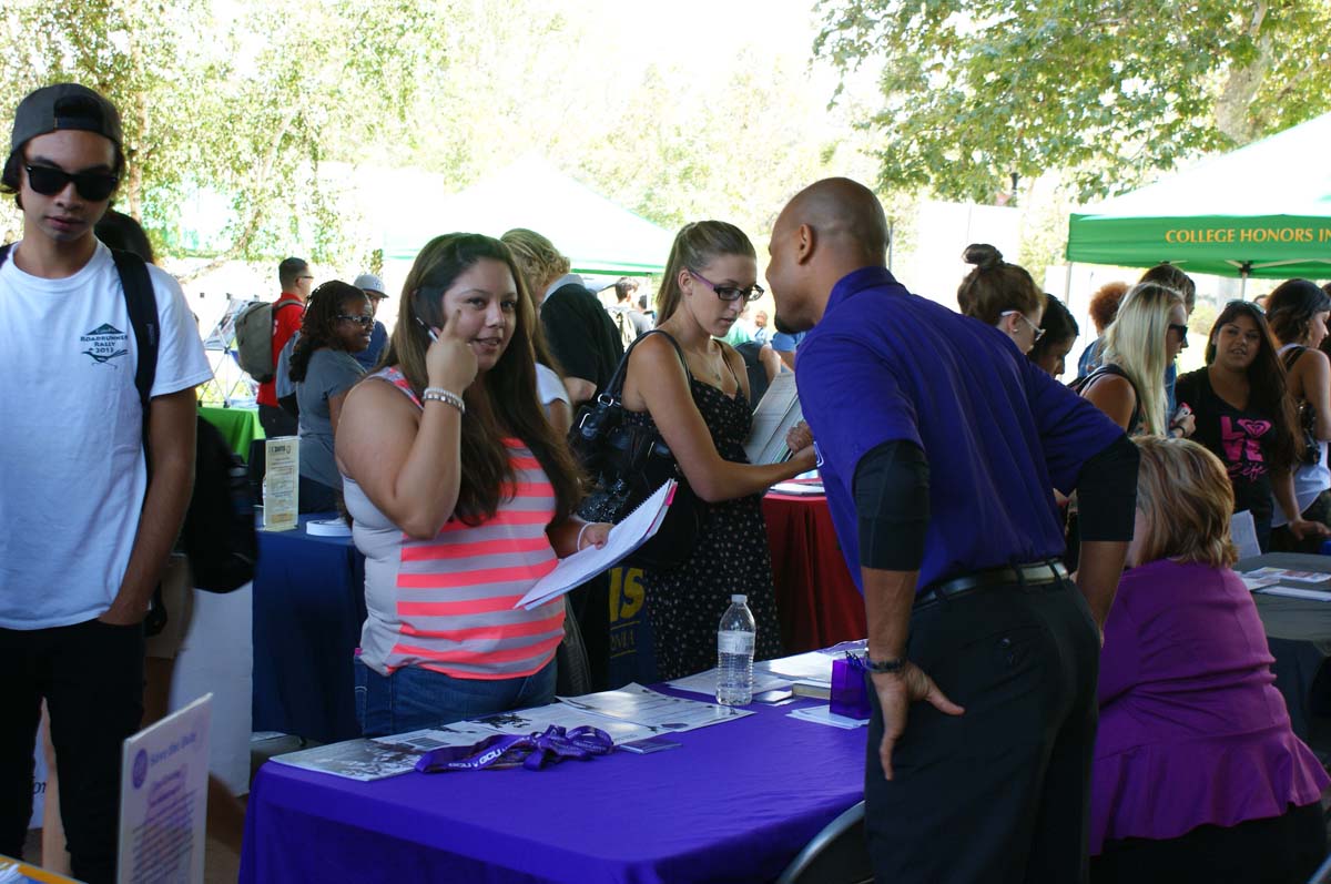 People at the Transfer Fair