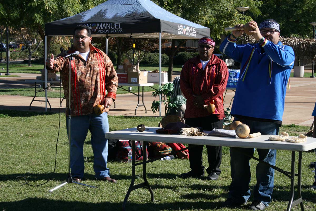 People at the Wa'at Native American Days event
