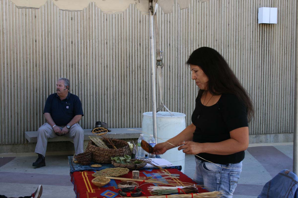 People at the Wa'at Native American Days event