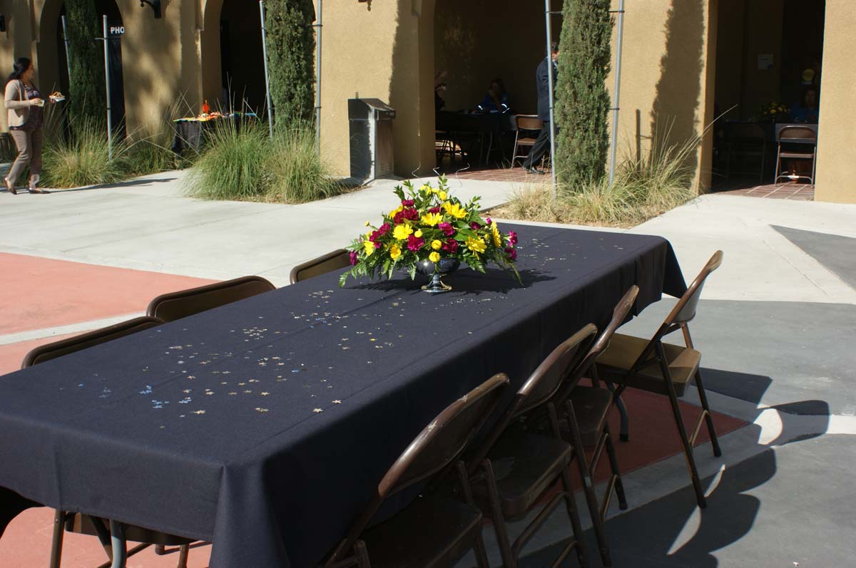 People at the Employee Service Recognition event