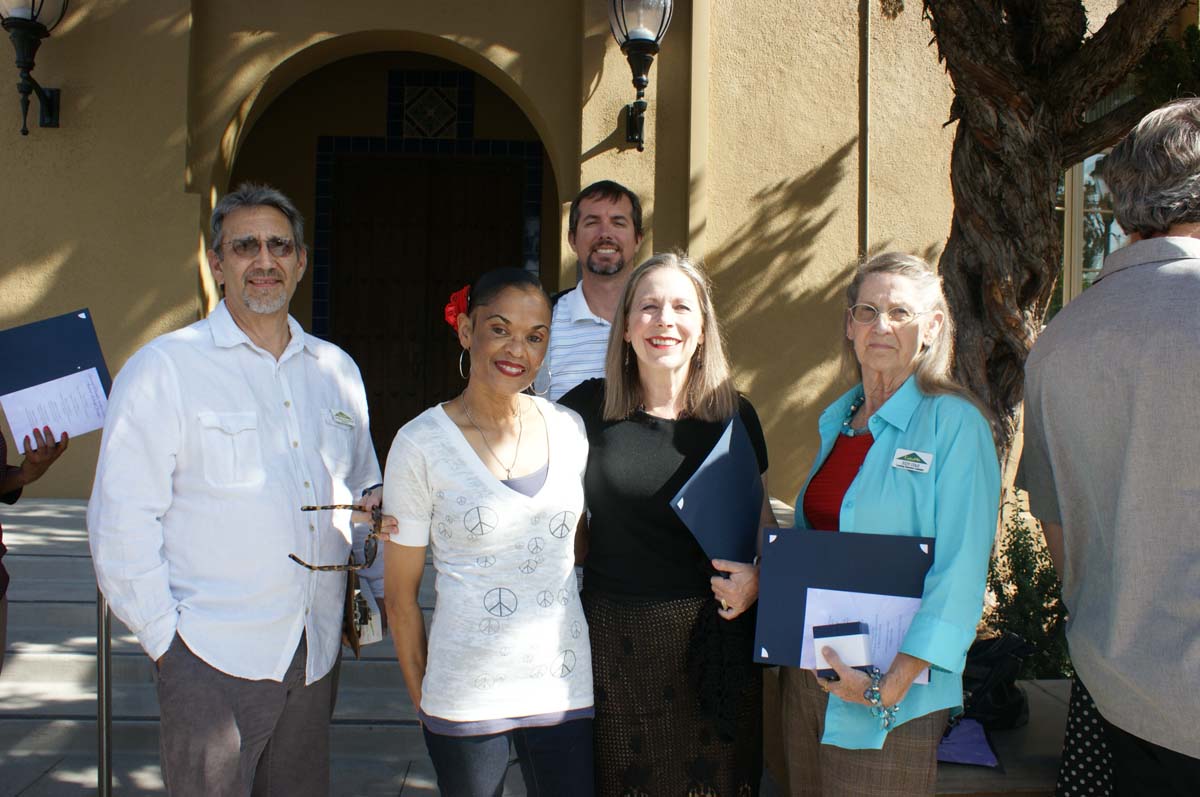 People at the Employee Service Recognition event
