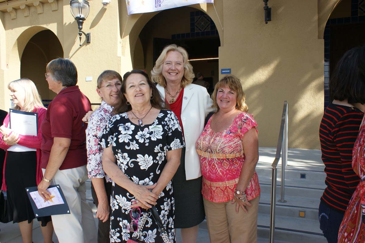 People at the Employee Service Recognition event