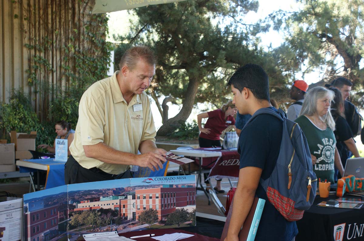 People at the Transfer Fair
