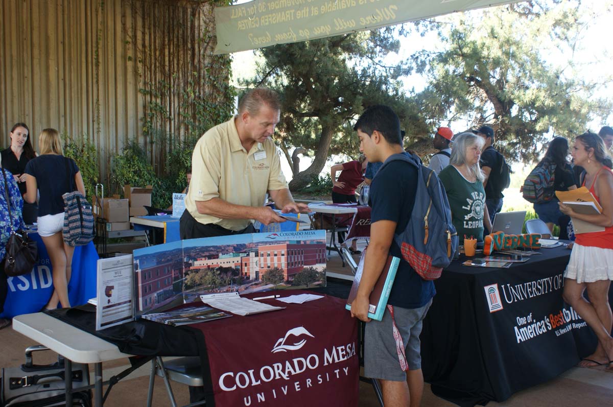 People at the Transfer Fair