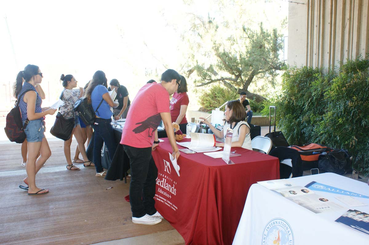 People at the Transfer Fair