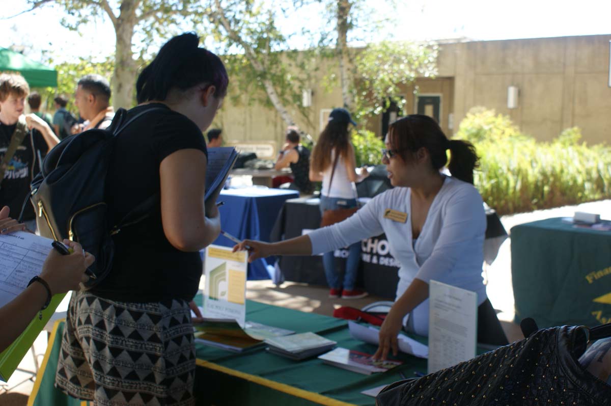 People at the Transfer Fair
