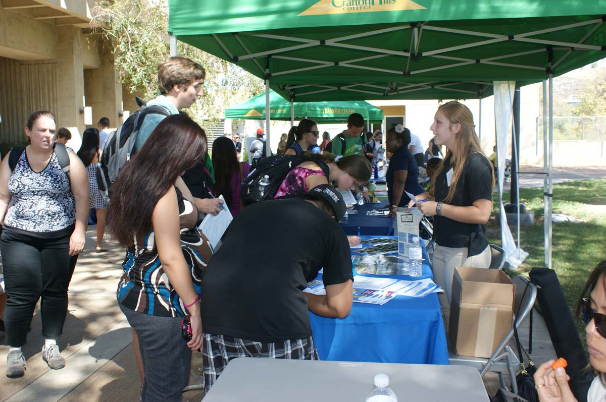 People at the Transfer Fair