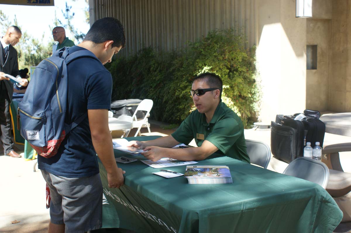 People at the Transfer Fair