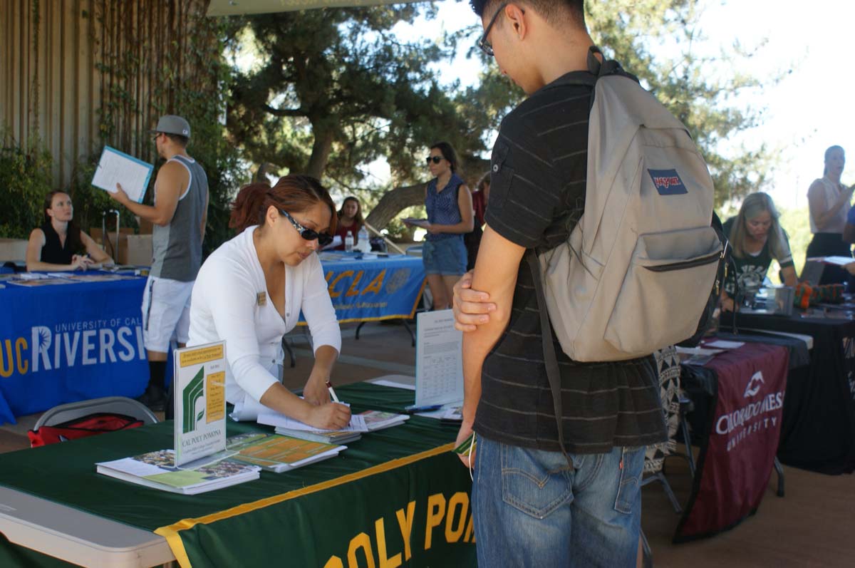 People at the Transfer Fair