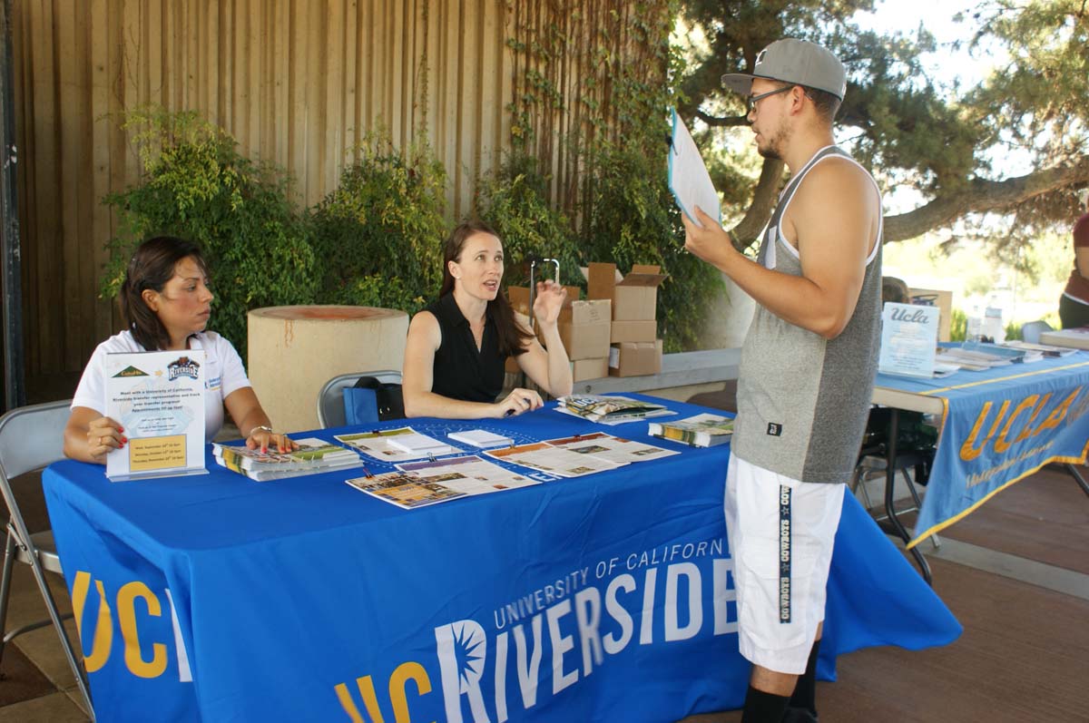 People at the Transfer Fair