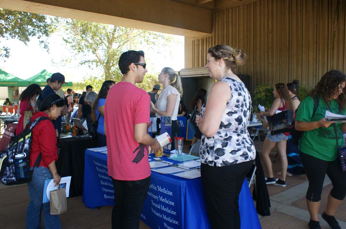 People at the Transfer Fair