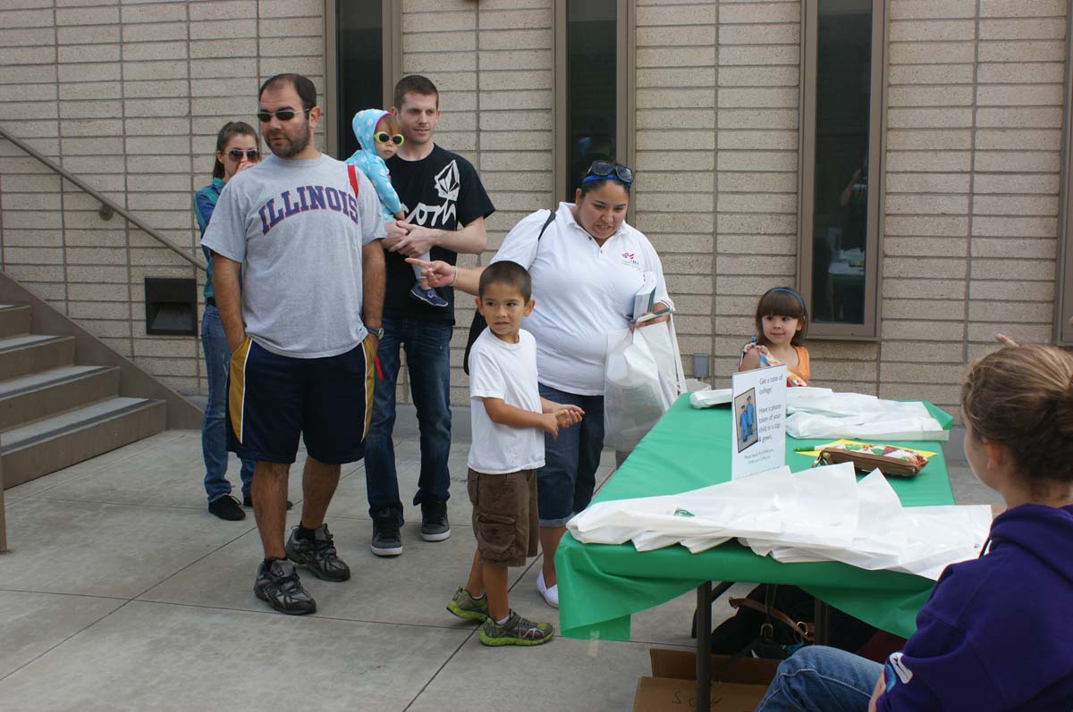 People enjoying Family Fest