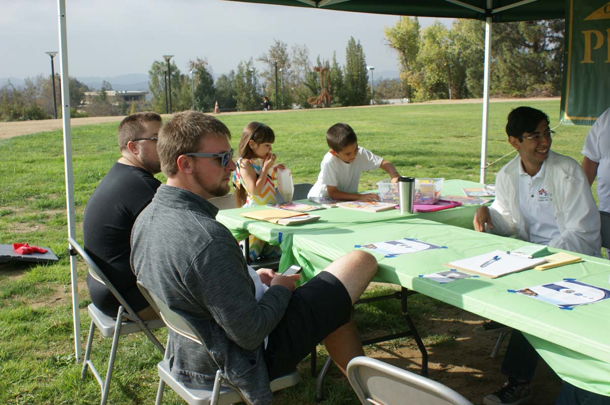 People enjoying Family Fest