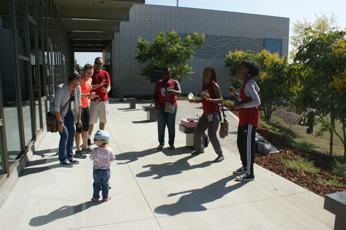 People enjoying Family Fest