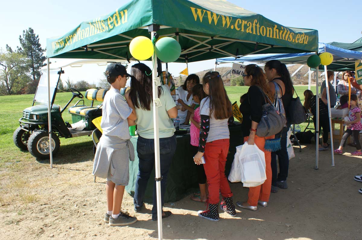 People enjoying Family Fest