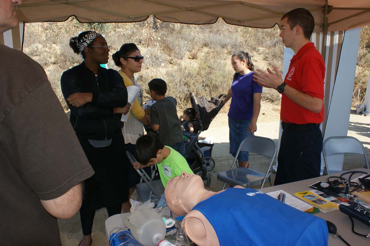 People enjoying Family Fest