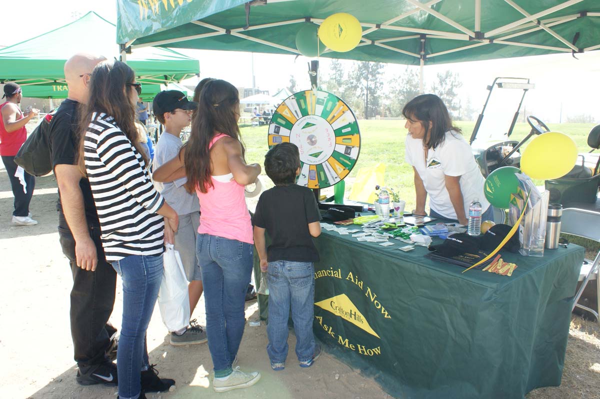 People enjoying Family Fest