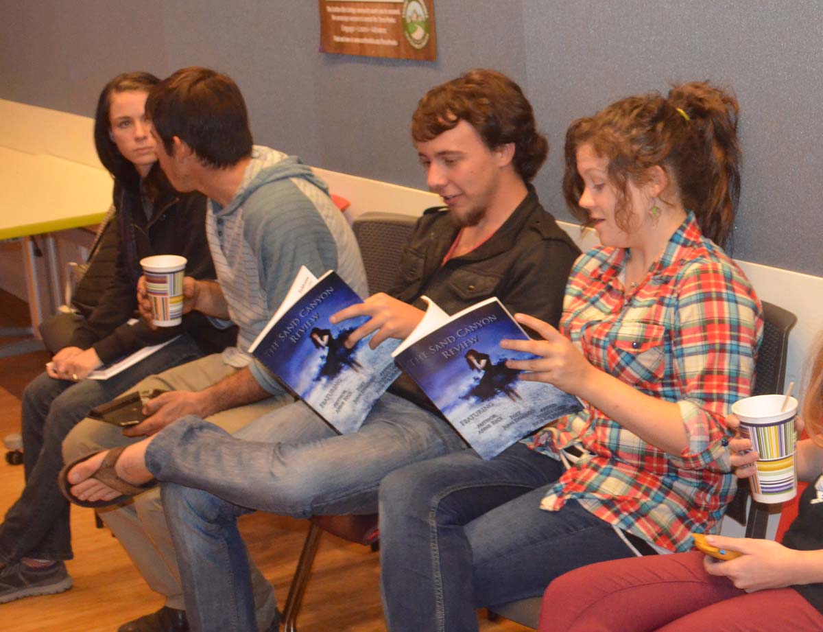 People at the Sand Canyon Review launch