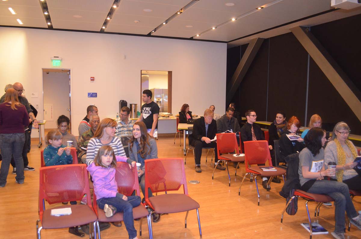 People at the Sand Canyon Review launch