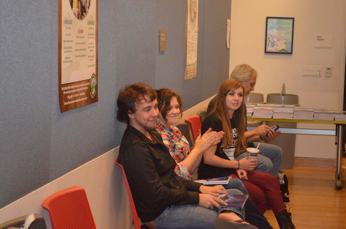 People at the Sand Canyon Review launch