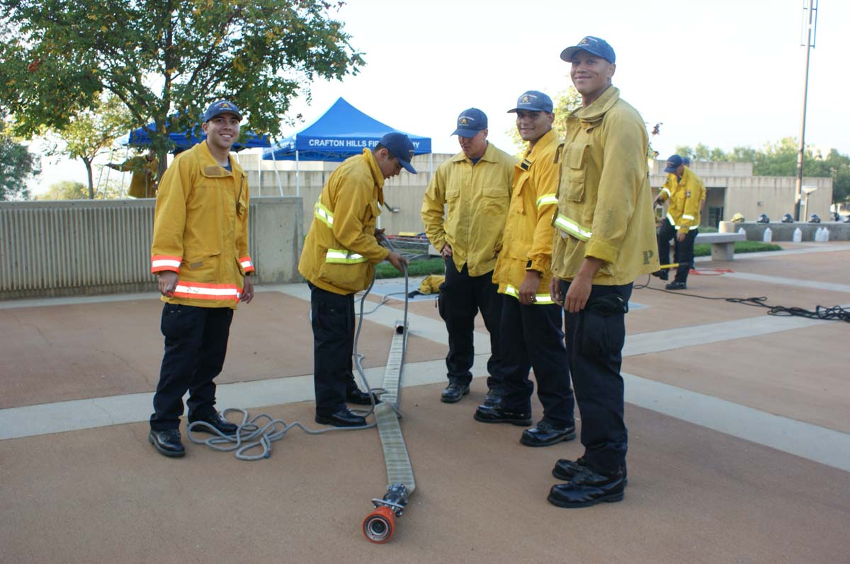 Cadets practicing