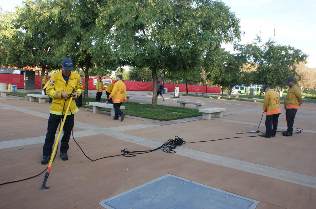 Cadets practicing