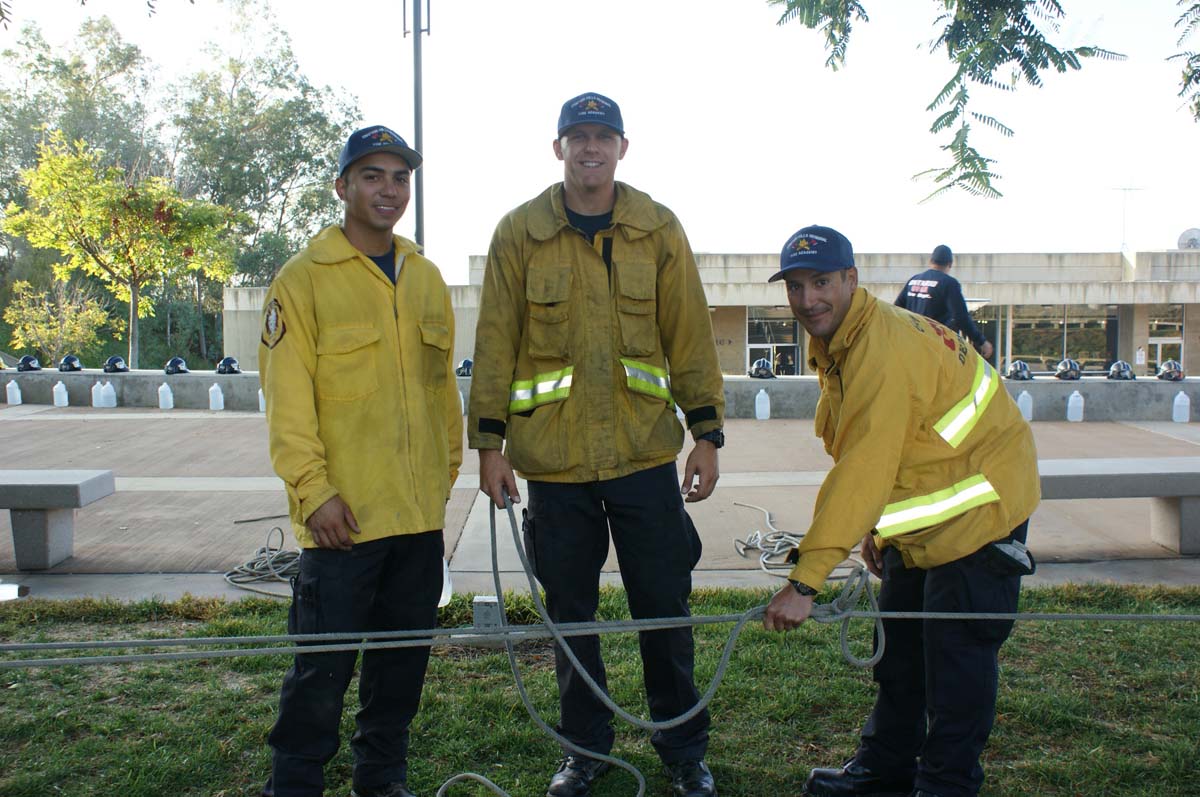 Cadets practicing
