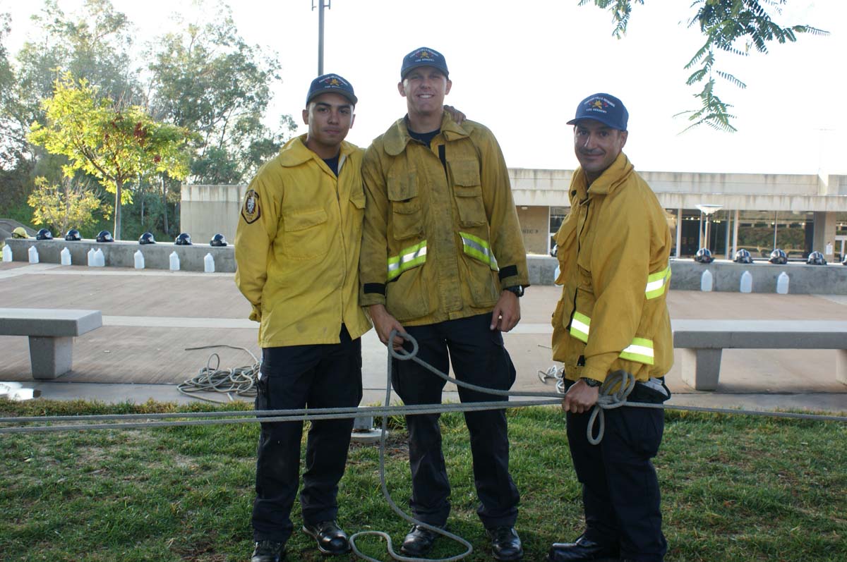 Cadets practicing