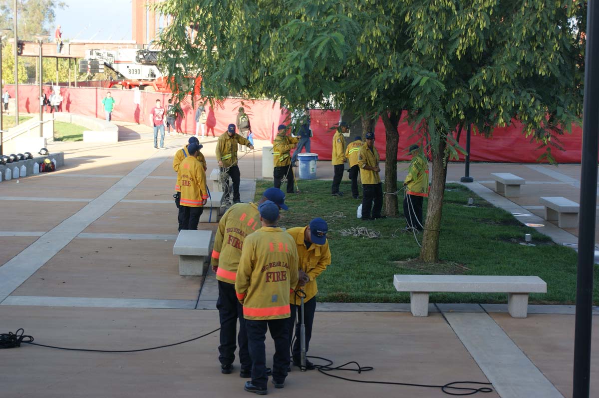 Cadets practicing