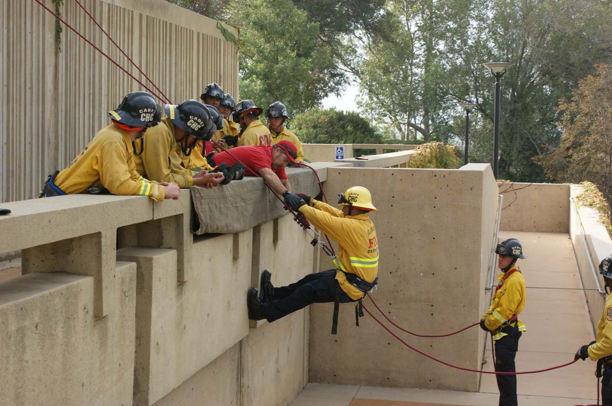 Cadets practicing
