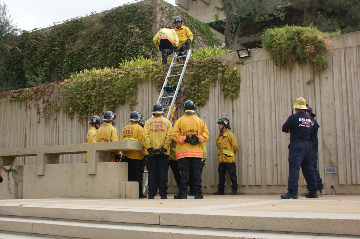 Cadets practicing