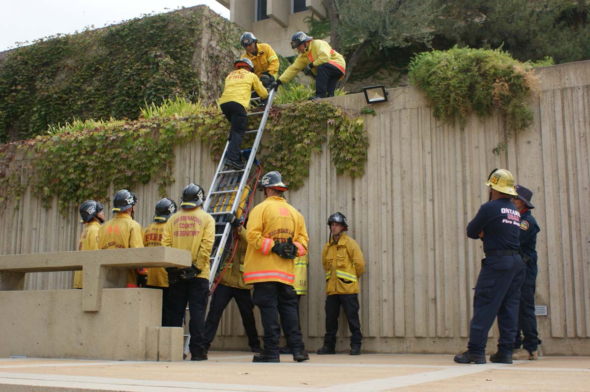 Cadets practicing