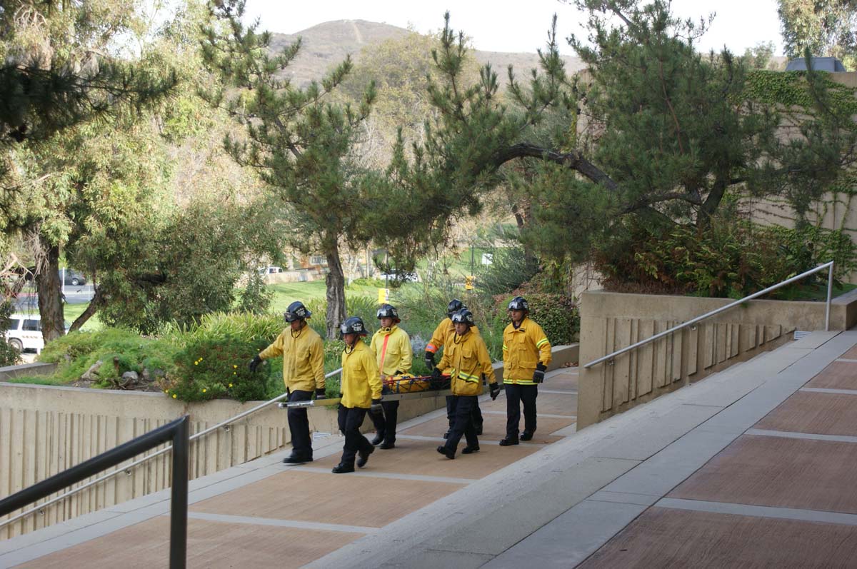 Cadets practicing